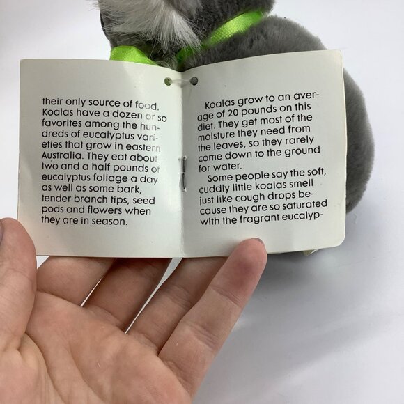 Vintage Wendy's WWF Koala Plush Toy 1988 Collectible 5.5" - Picture 9 of 14